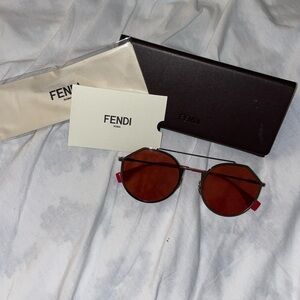 Fendi Glasses with F logo on lenses